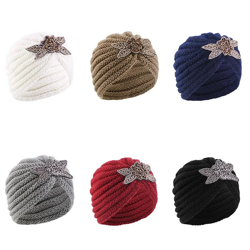 Knitted Elegance Turban